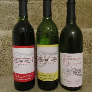 Colonial Red, Thistle Berry and Colonial White