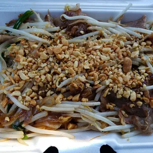 Pad Thai with pork.