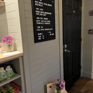 Small but delicious 4 item menu.