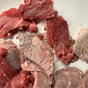 Raw meat!