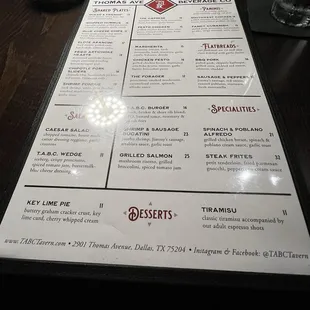12/26/24 menu