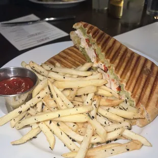 Chicken pesto panini