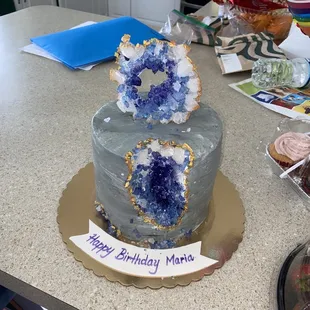 Geode cake