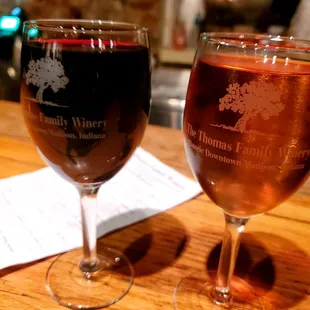 Native American Blush &amp; semi dry red