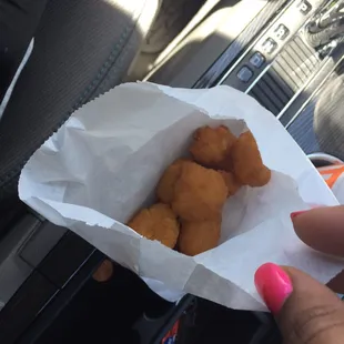 Corn nuggets 10 for $1.38. Not sweet like they should be.
