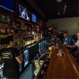 View from the bar