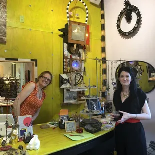 Front counter of Thomas Mann Gallery I/O.