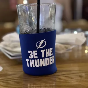 a drink in a cup
