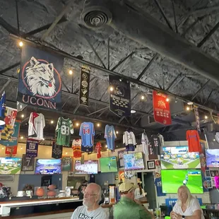 The bar area