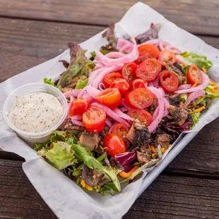 Smoked chicken salad