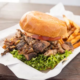Smoked spicy chicken sandwich