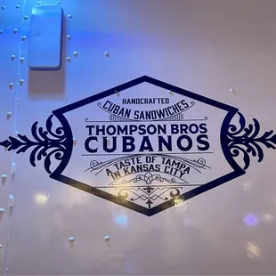 a close up of the logo