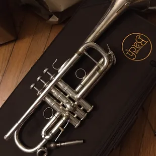 I haven't been able to find any good L bore Bach Stradivarius C trumpet, so I thought CML mmmm