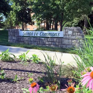 Park Sign on Santa Fe Dr