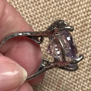 Bridged quartz zirconia before, tarnished with no bridge.