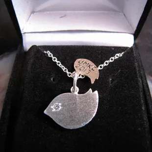 Custom hand made gold bird UMKC graduation gift