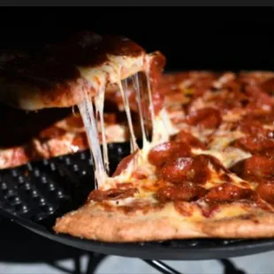 Pepperoni Pizza, the old stand by sure looks good