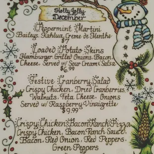 Delicious December Specials. End your year with fantastic food