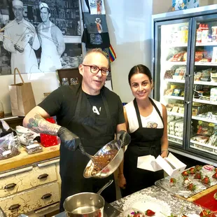 Making Chocolate Covered Strawberries!