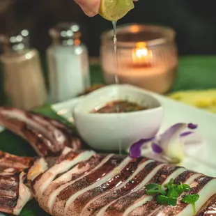Grill Squid