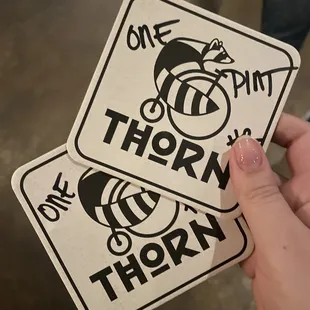 We won the free beer trivia round