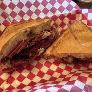 Rueben on Texas Toast