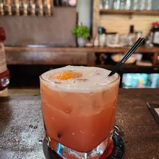 Blood Orange Gin Fizz