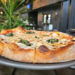 Happy hour margarita pizza