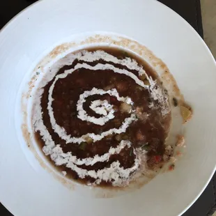 Ceviche w creme fraiche