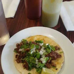 Steak taco