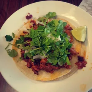 Pork taco