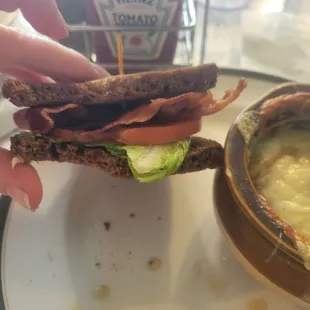 BlT and french onion soup. Really inedible. And I&apos;ll eat mostly anything.