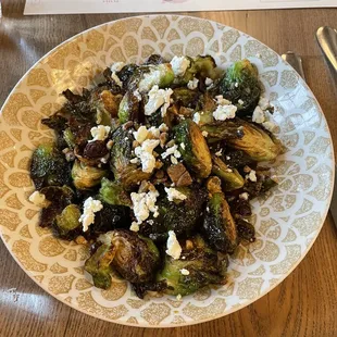 Brussel sprout salad (appetizer special) DELICIOUS