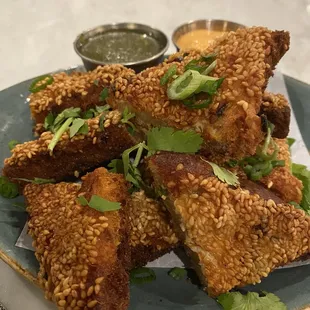 Ginger Scallion French Toast