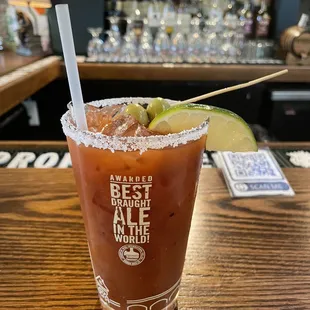 Spicy Bloody! So dang good. (Not on menu)