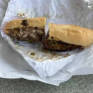 The Works Cheesesteak