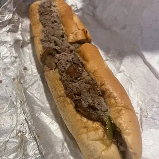 The Works Cheesesteak