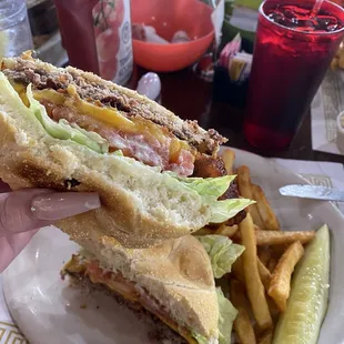 Bacon cheeseburger