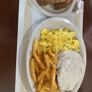 steak, food