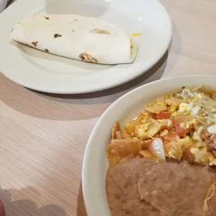 Bean and cheese taco