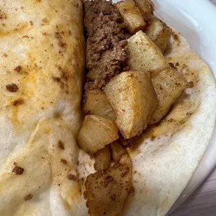Potato &amp; Egg Taco