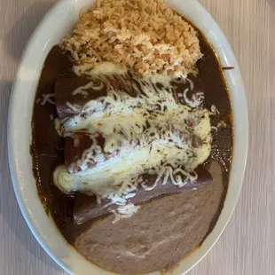 Mole Enchiladas