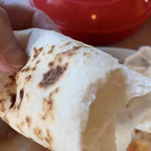 Homemade tortillas.... Yes!