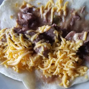 Carne quisada with cheeeeseee yaaassss!
