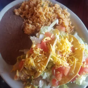 Crispy taco plate