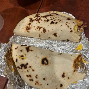 Can&apos;t really feel but the tortillas has burnt marks. I don&apos;t like to eat burnt tortillas.