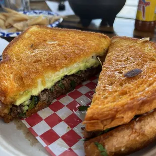 Birria Grilled Cheese Sandwich