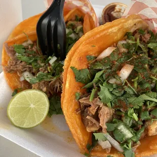 Birria tacos