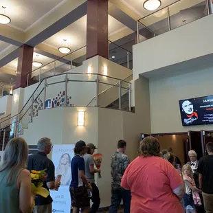 Foyer of Thrasher-Horne Arts Center.