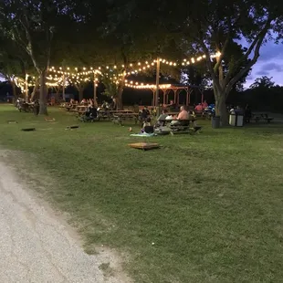 Refreshing open area for live music and a day at the park.